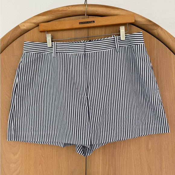 Zara NWT BLUE & WHITE Classic Striped Skort Size XL - Picture 1 of 8
